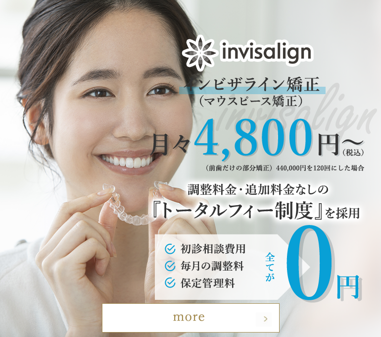 ンビザライン矯正（マウスピース矯正）